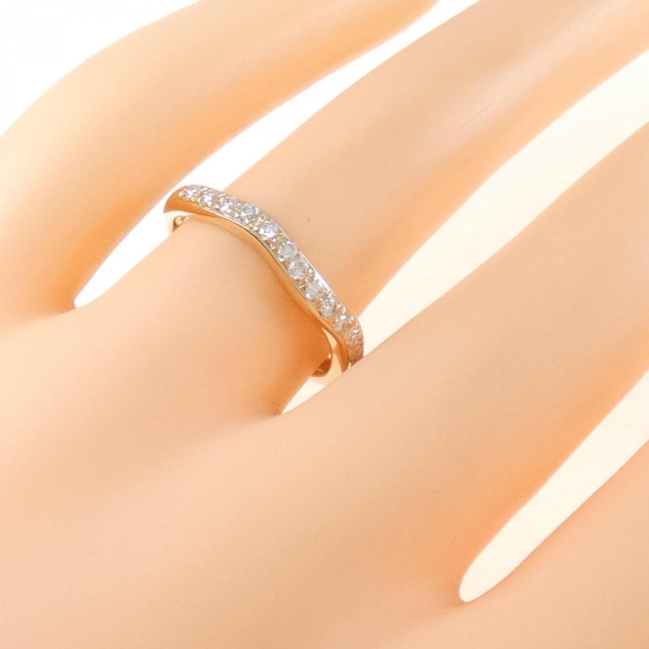 K18PG ダイヤモンド リング 0.28CT