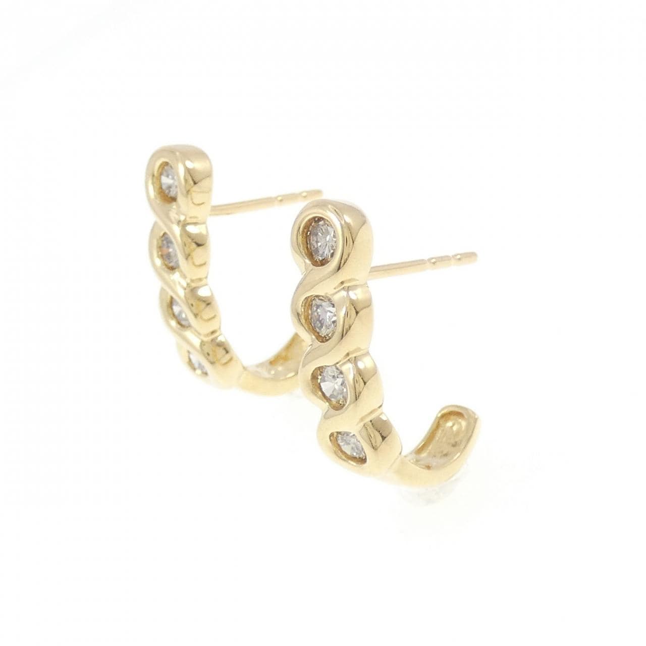 K18YG ダイヤモンド ピアス 0.50CT
