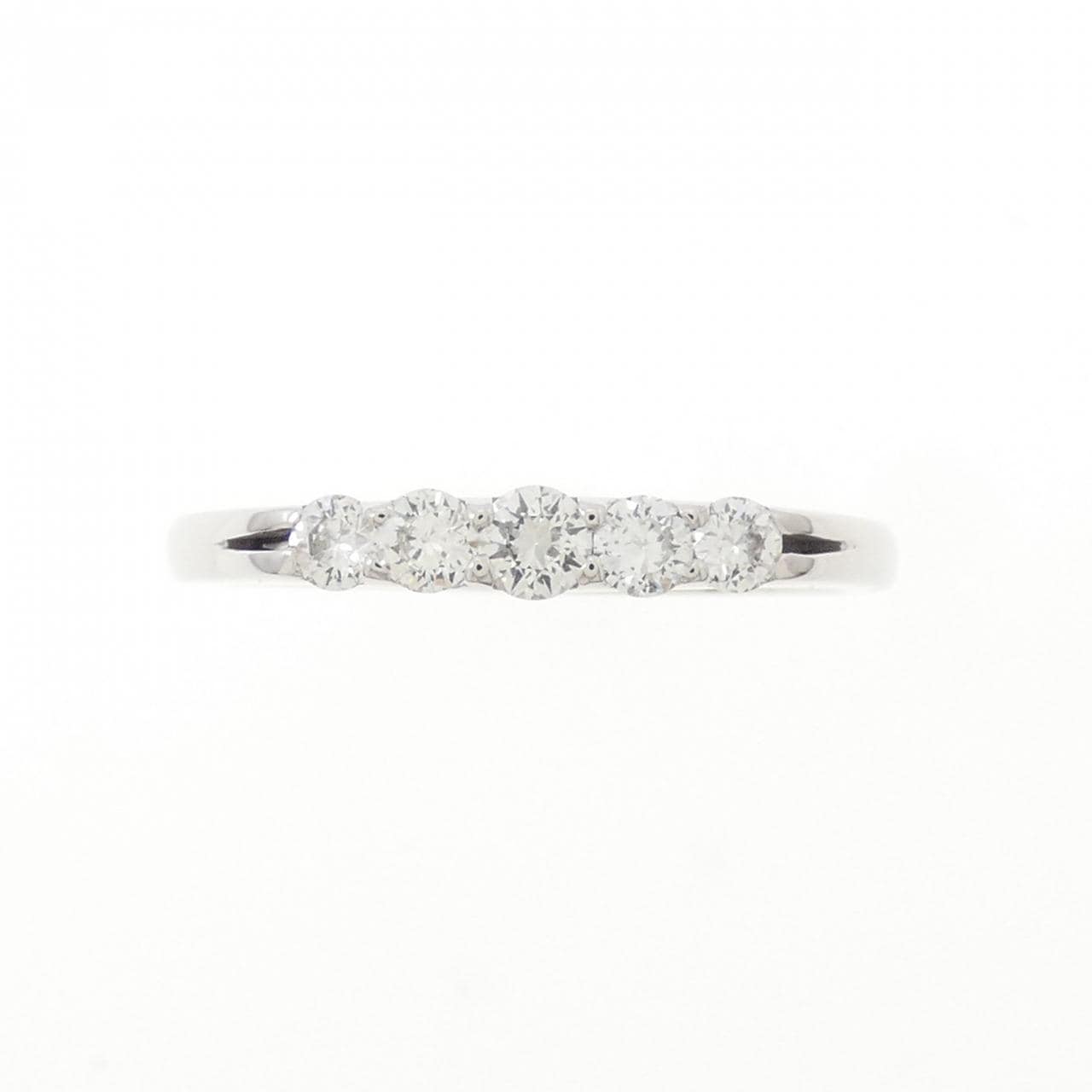 K18WG ダイヤモンド リング