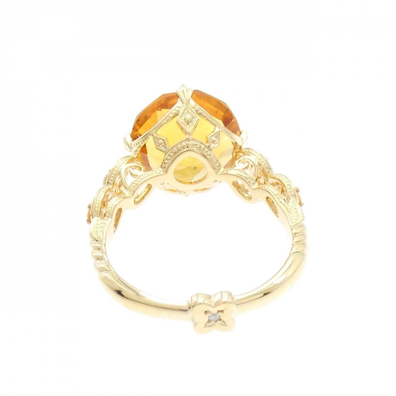 K18YG カラーストーン リング