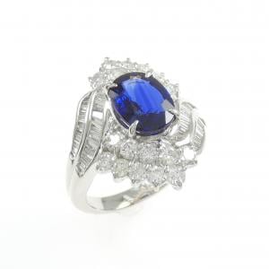 PT900 サファイヤ リング 2.30CT