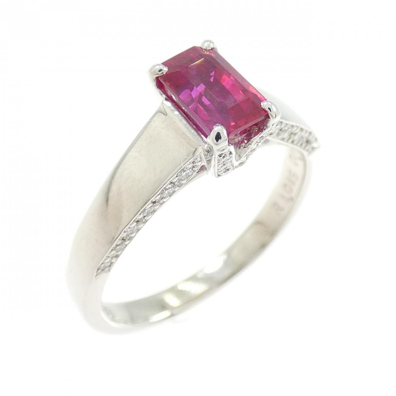 PT900 ルビー リング 1.015CT