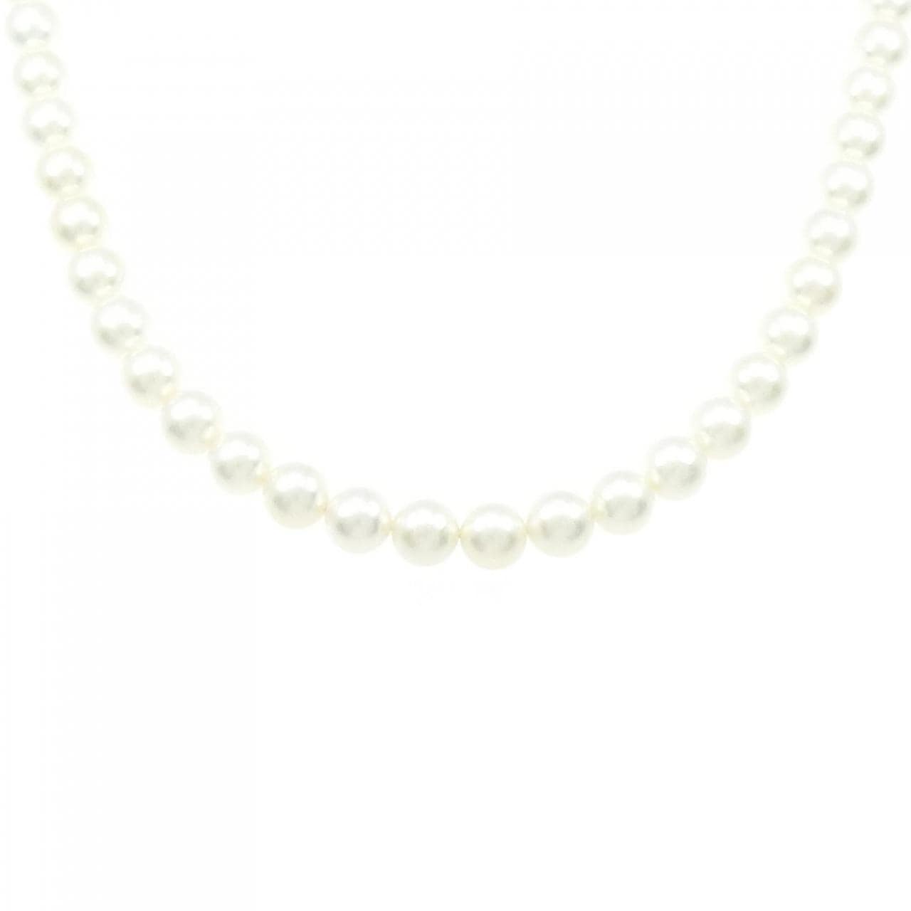 シルバークラスプ アコヤパール ネックレス 6.5-7mm