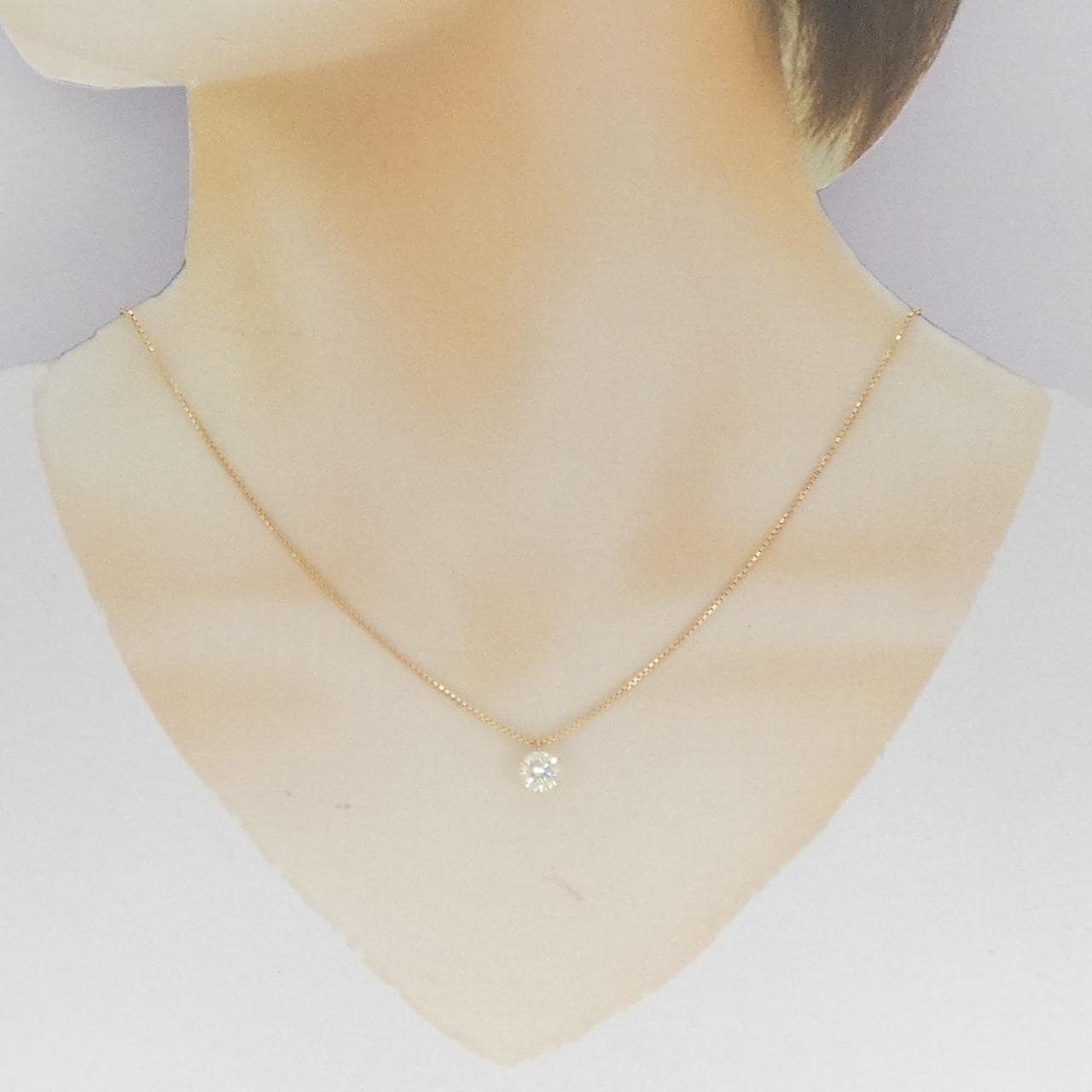 K18YG ダイヤモンド ネックレス 1.018CT VLY IF 3EXT H&C