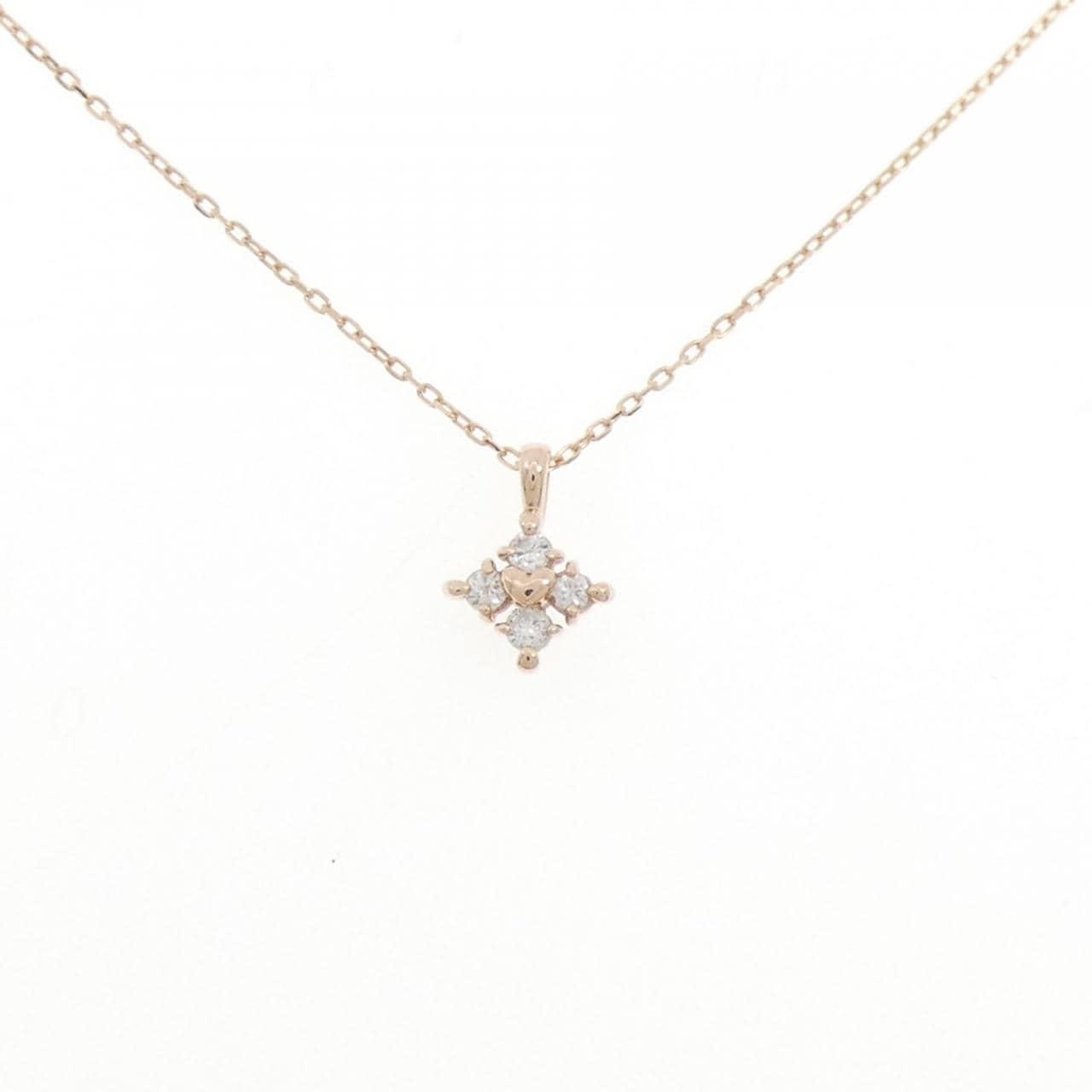 K10PG ダイヤモンド ネックレス 0.05CT