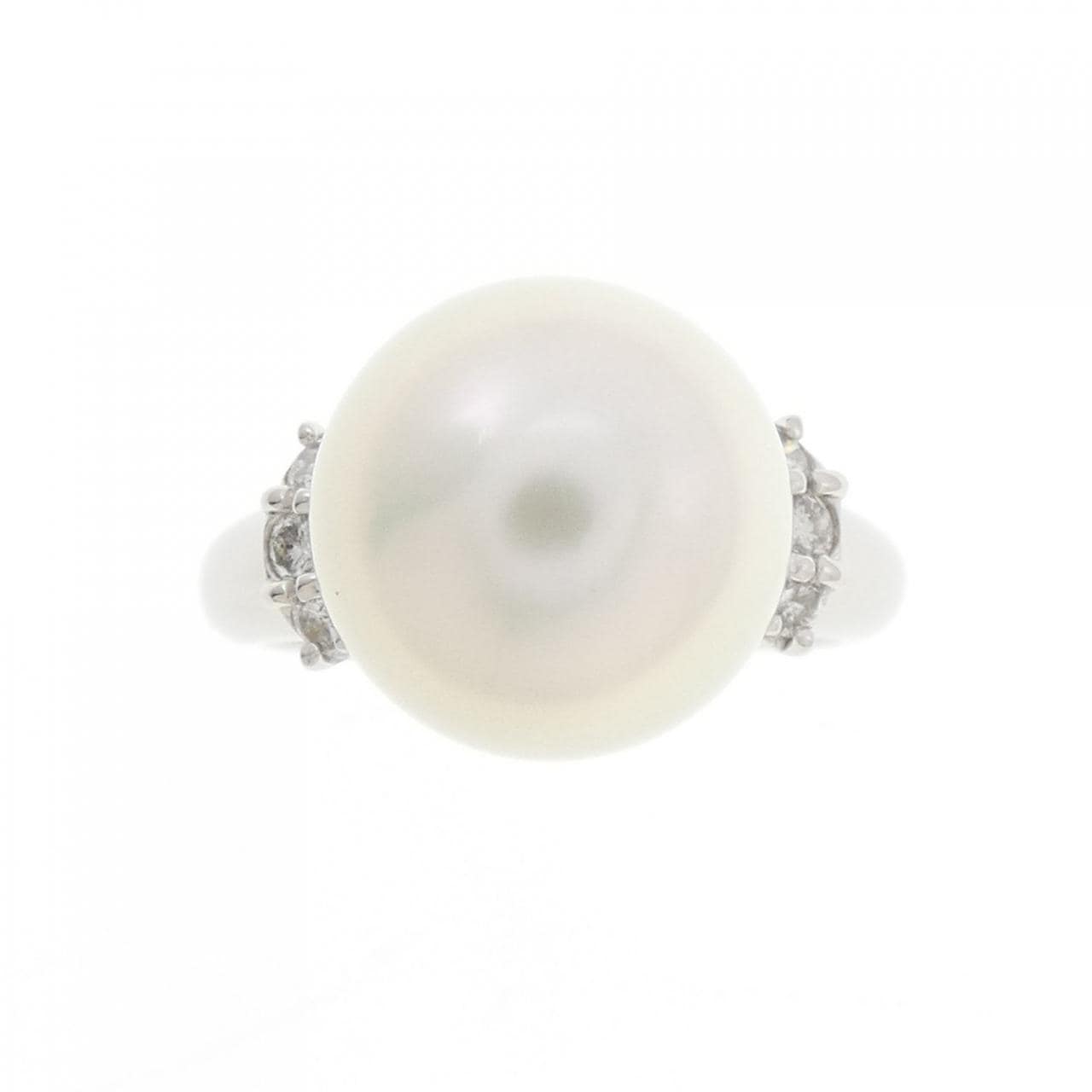 PT900 白蝶パール リング 11.4mm