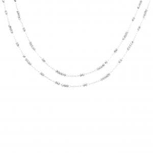 K18WG ネックレス