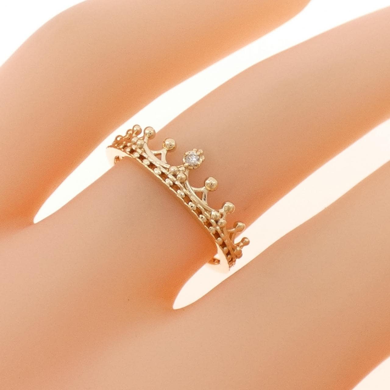 ノジェス ティアラ ダイヤモンド リング 0.01CT