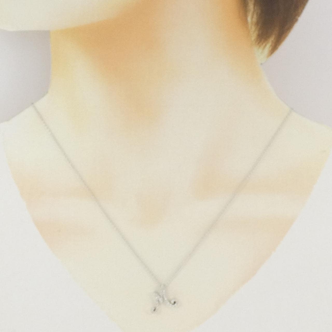ポンテヴェキオ イニシャル ネックレス 0.17CT
