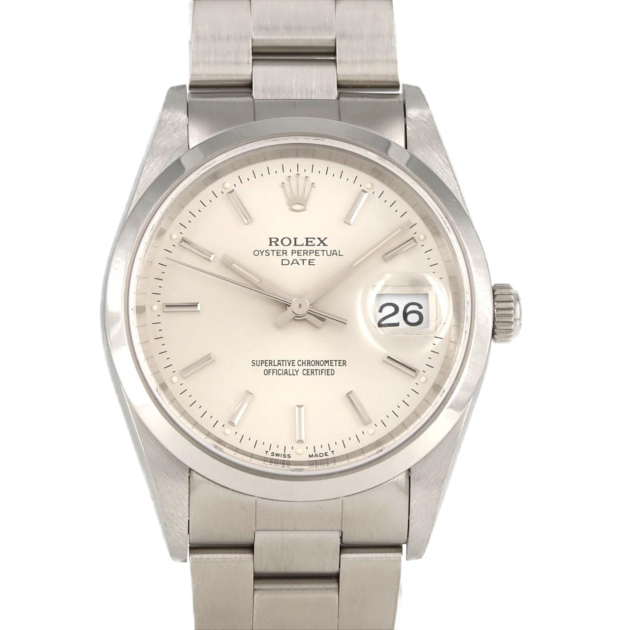 ROLEX Oyster Perpetual Date 15200 SS自动上弦U 号