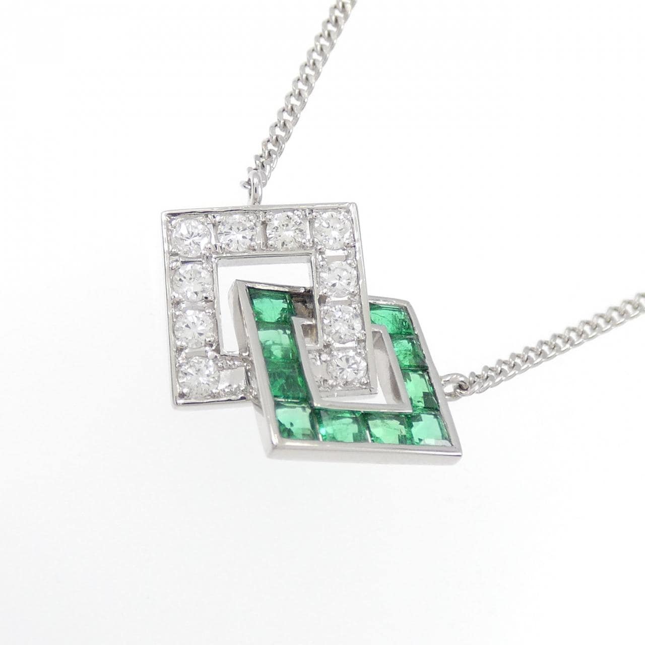PT900/PT850祖母绿项链0.46CT