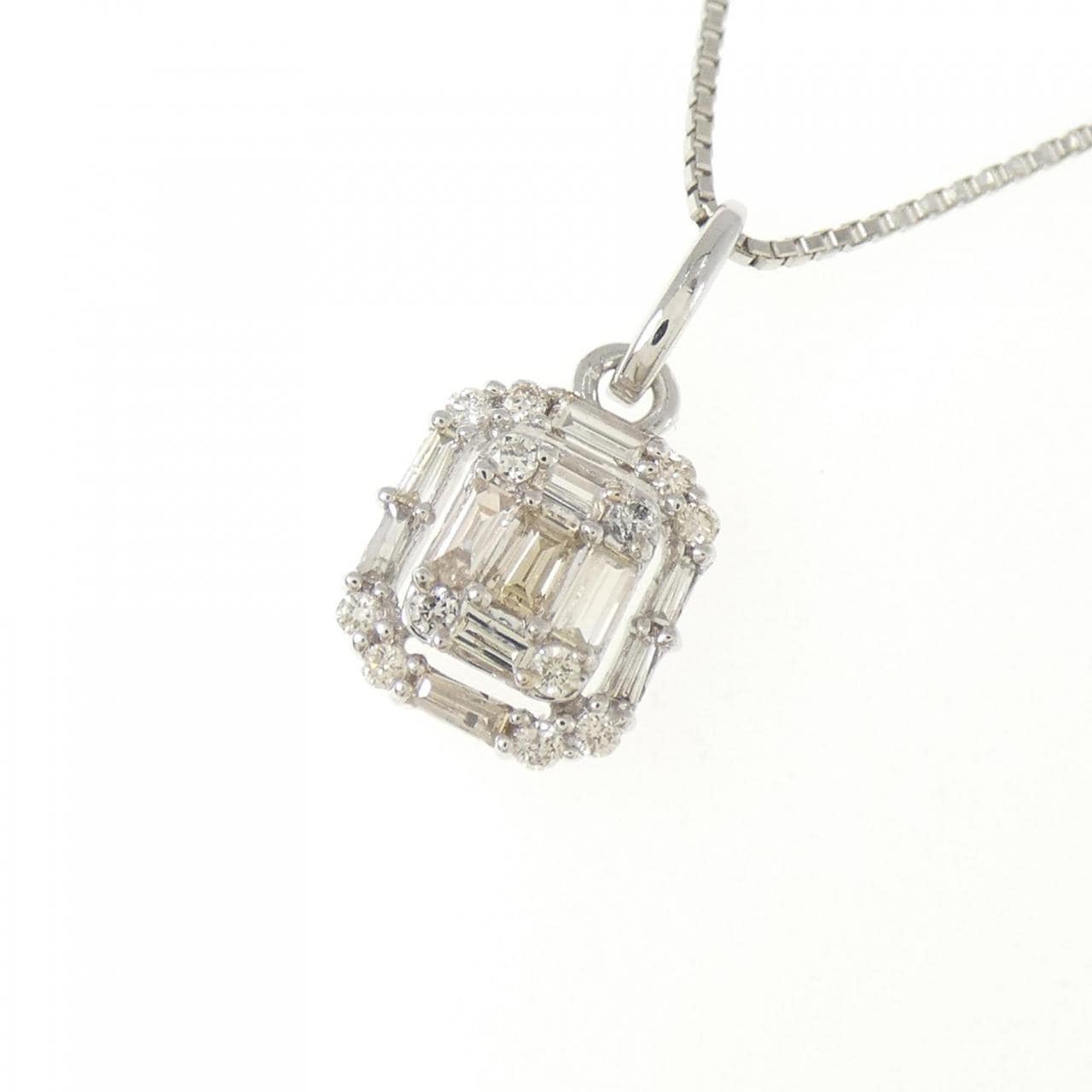 PT900/PT850 ダイヤモンド ネックレス 0.30CT