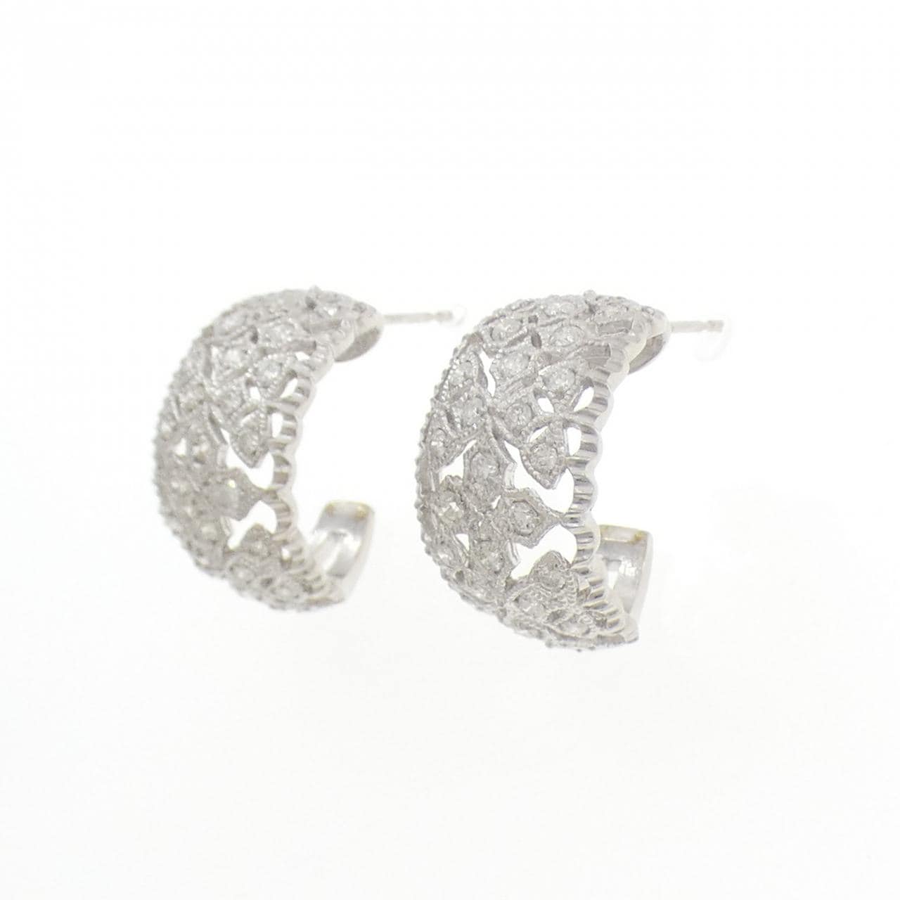 PT900 ダイヤモンド ピアス 0.92CT