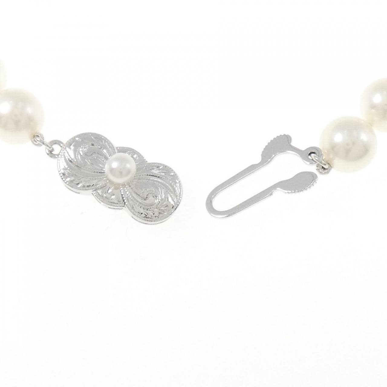 MIKIMOTO Akoya珍珠項鍊耳夹組 7-7.5 毫米