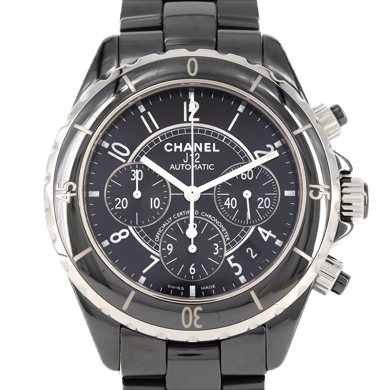 CHANEL J12 クロノグラフ H0940 黒 セラミック自動巻 シャネル