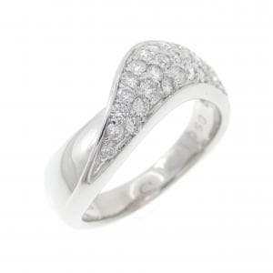 PT900 パヴェ ダイヤモンド リング 0.50CT