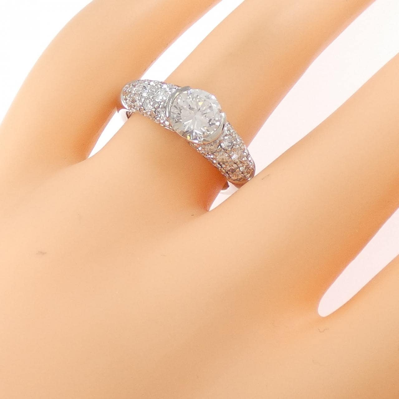 PT900 ダイヤモンド リング 1.137CT