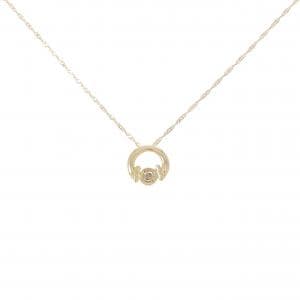 K18YG/750YG ダイヤモンド ネックレス 0.05CT