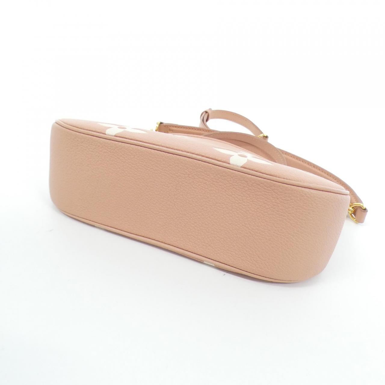 LOUIS VUITTON Bicolor Monogram Empreinte Bagatelle M46301 Shoulder Bag