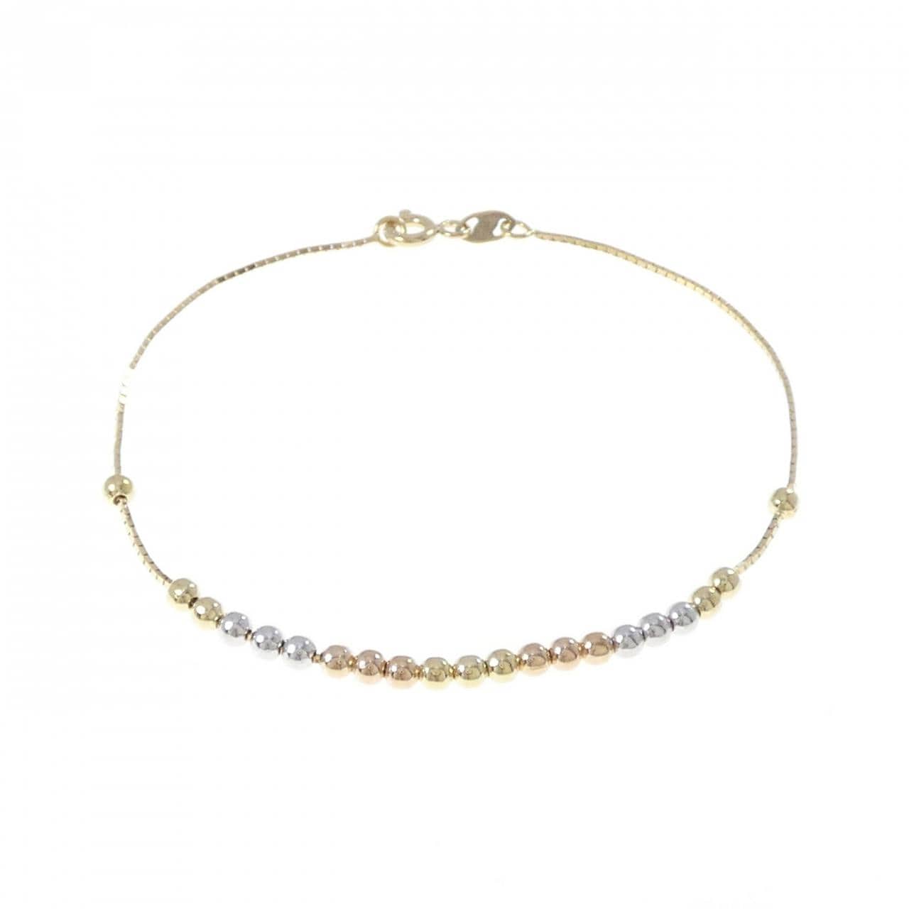 750スリーカラー ブレスレット