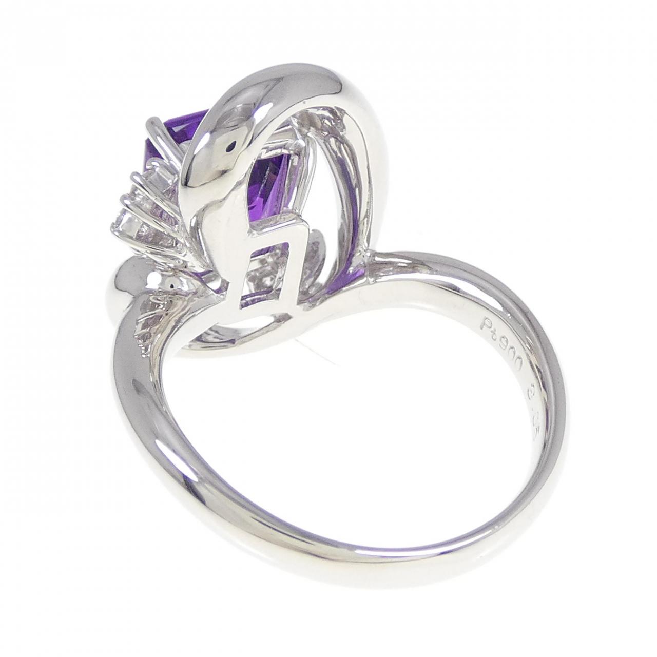 PT アメジスト リング 3.05CT