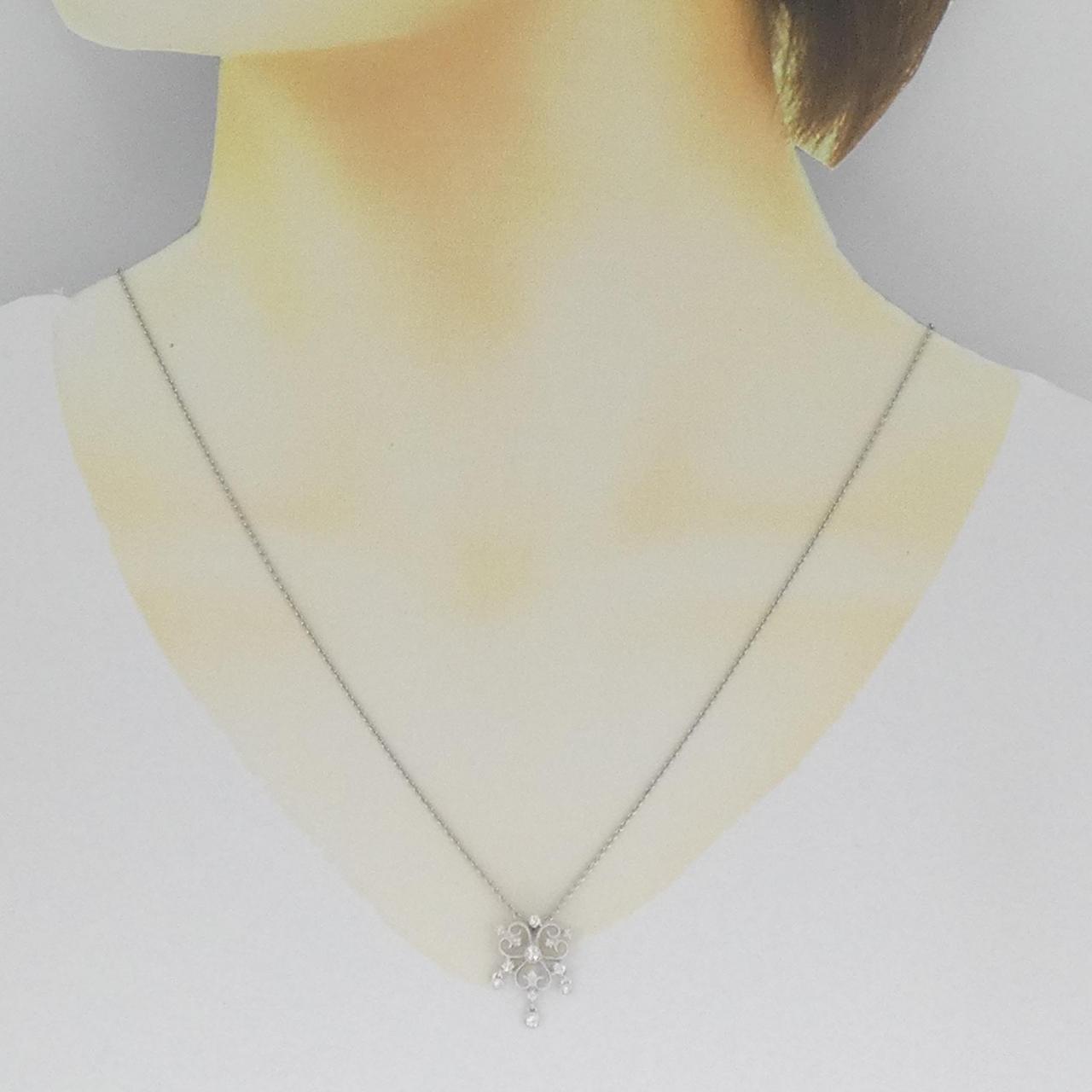 PT ダイヤモンド ネックレス 0.17CT
