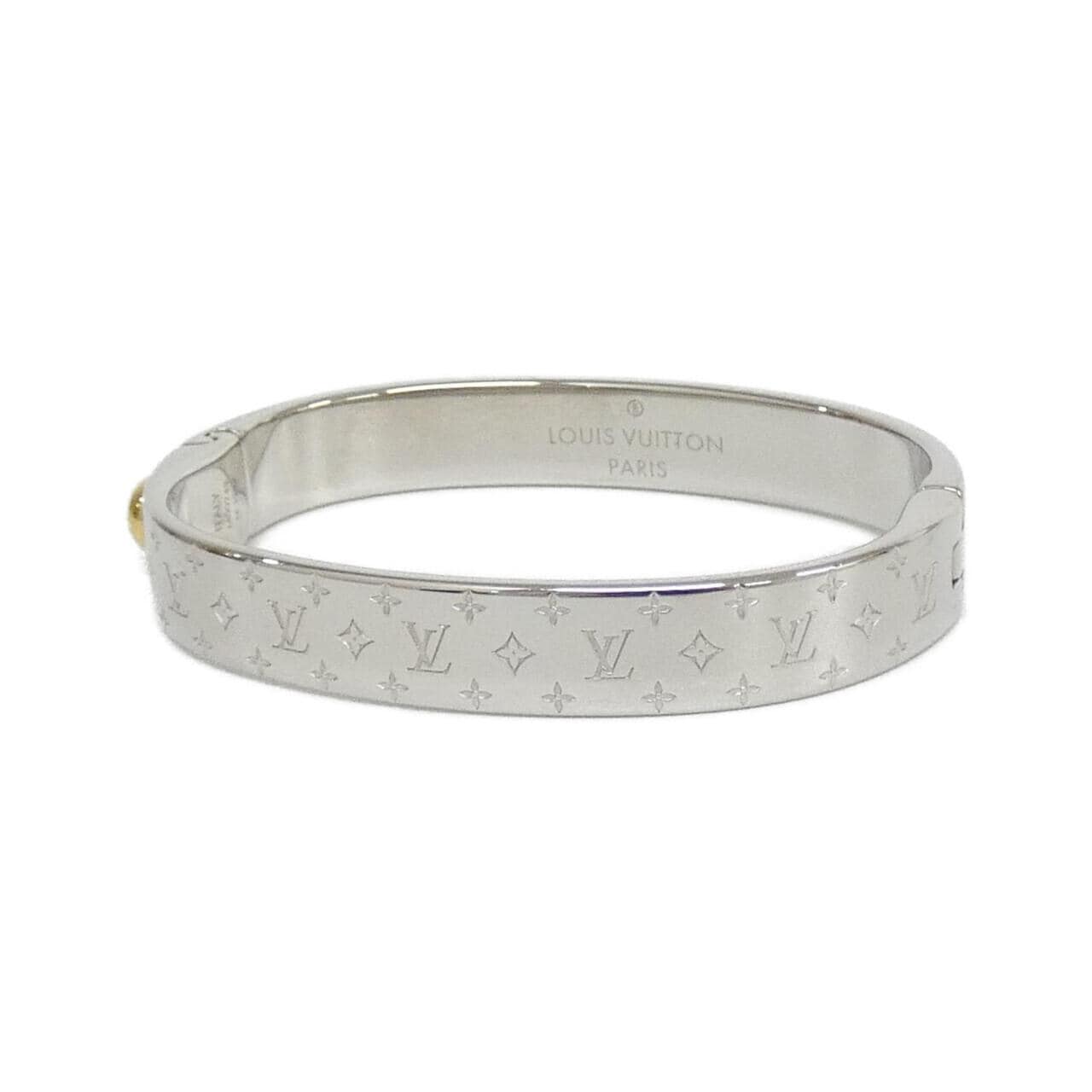 ルイヴィトン カフ ナノグラム S M00249 ブレスレット