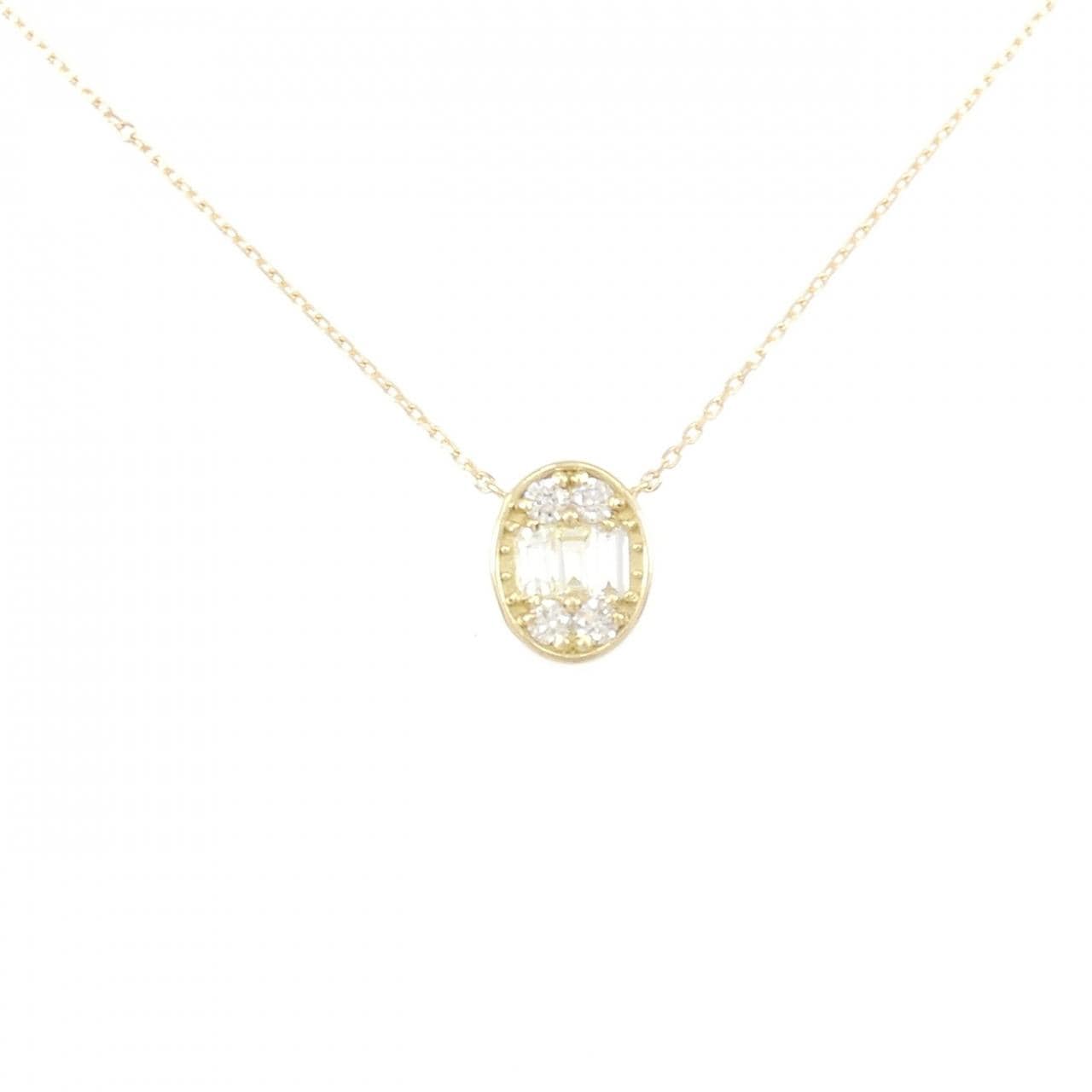 【新品】K18YG ダイヤモンド ネックレス 0.30CT