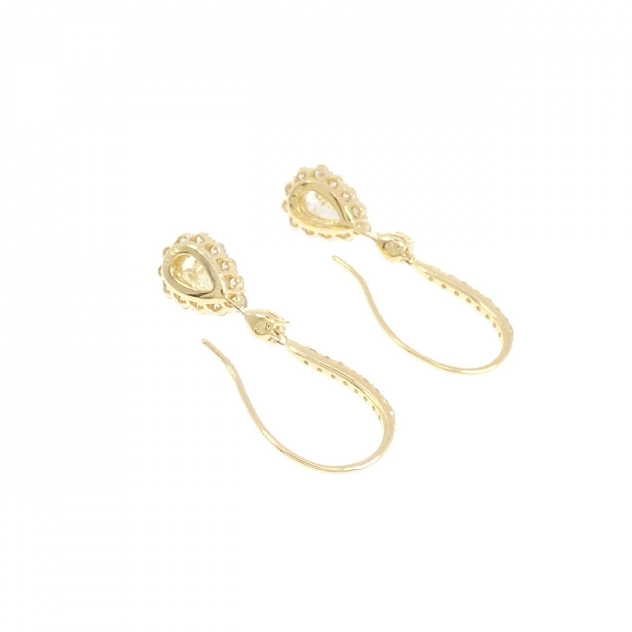 [新品] K18YG鑽石耳環1.10CT