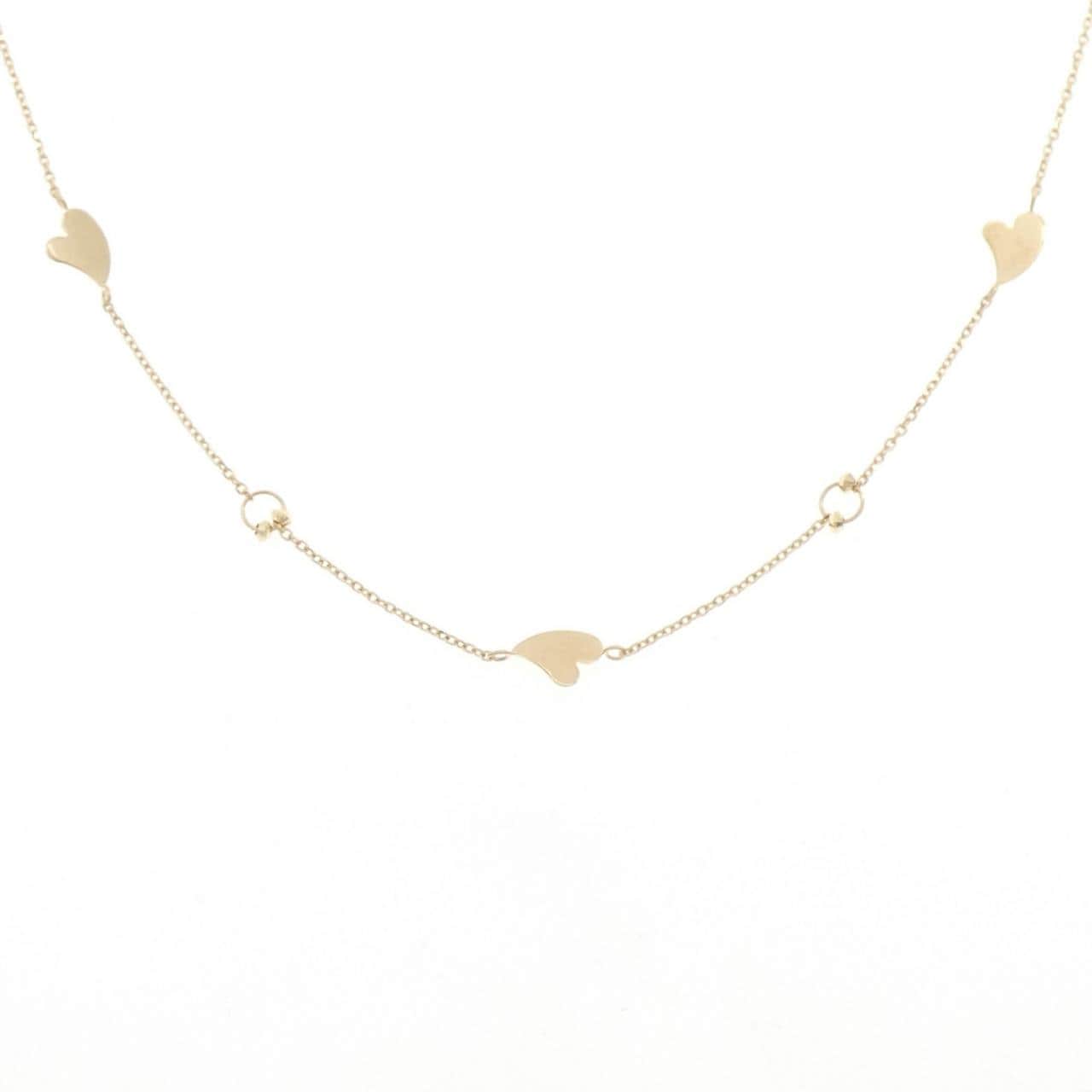 [BRAND NEW] K18YG heart necklace