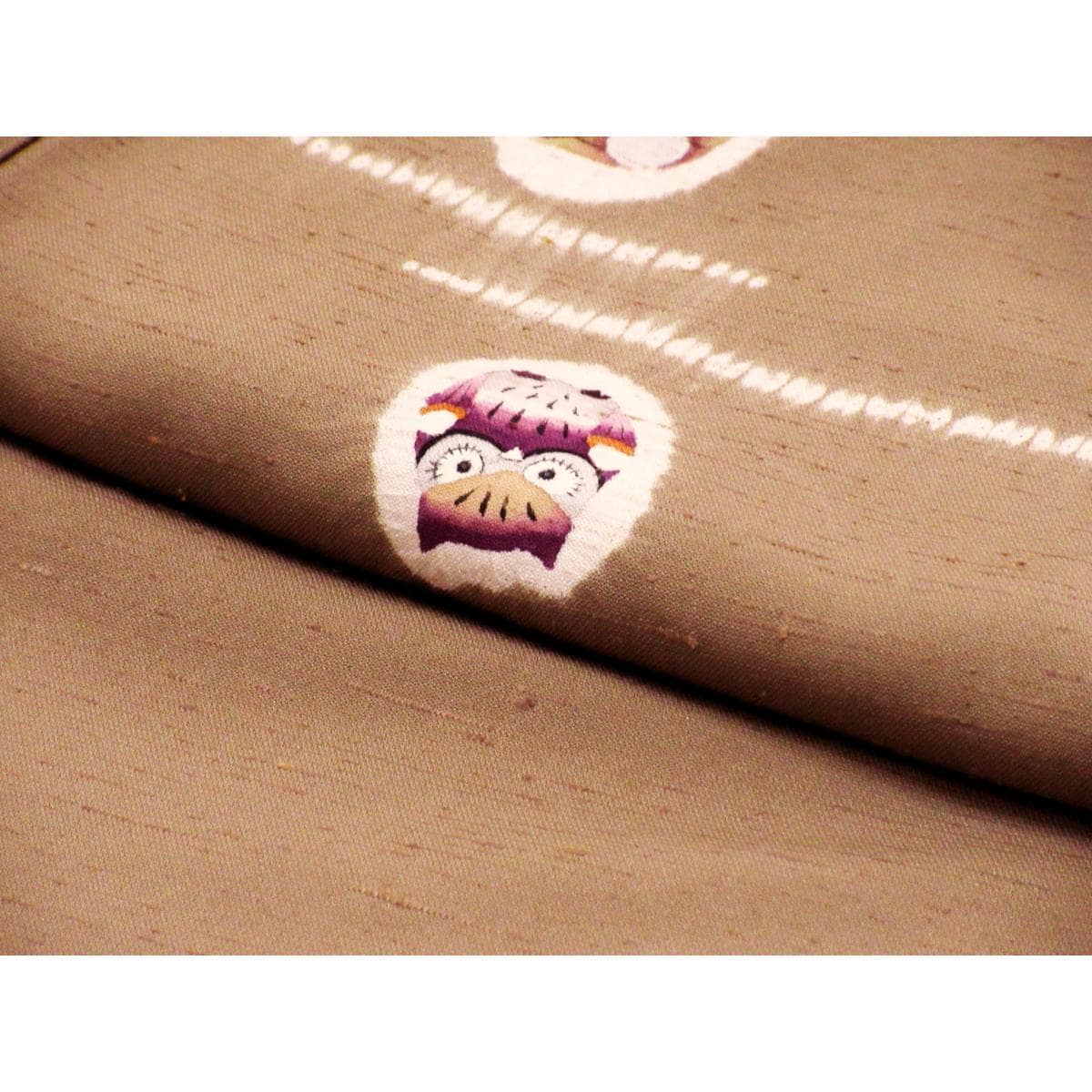 紬　絞り入　身幅Ｌ寸