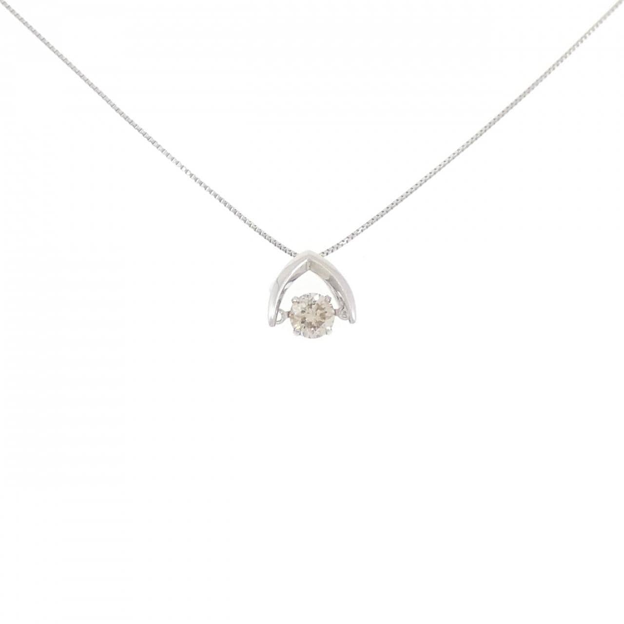PT900/PT850 ダイヤモンド ネックレス 0.30CT