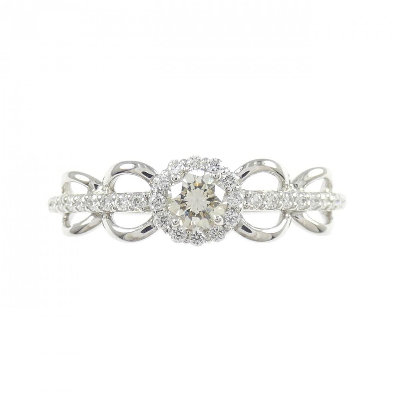 PT950 ダイヤモンド リング 0.217CT
