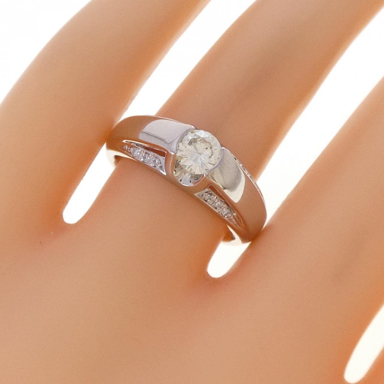 PT900 ダイヤモンド リング 0.425CT