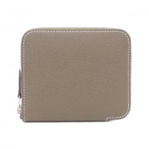 HERMES EN LIBERTE 絲綢短款084266CK 皮夾