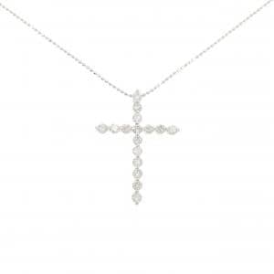 K18WG ダイヤモンド ネックレス 1.00CT