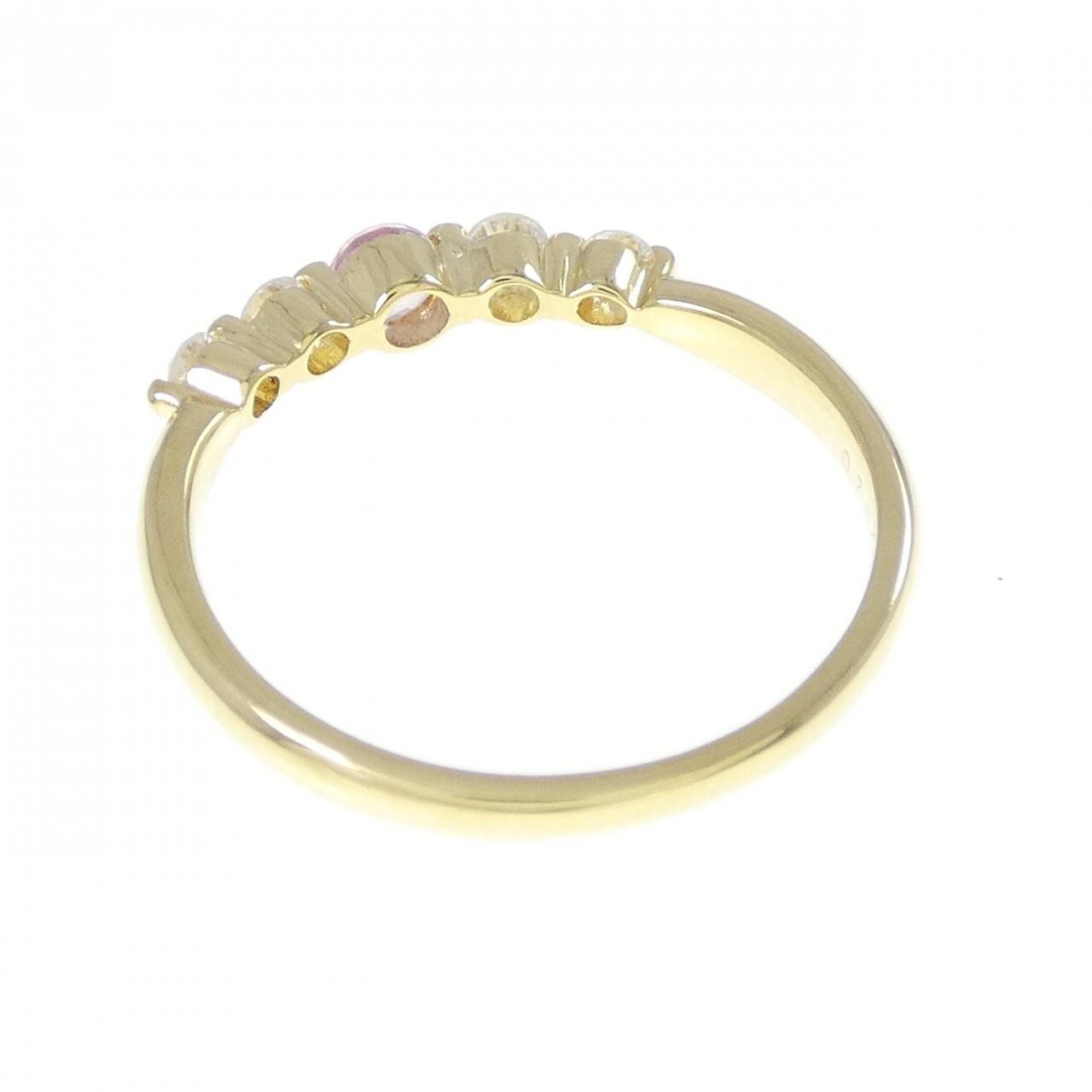 K18YG サファイヤ リング