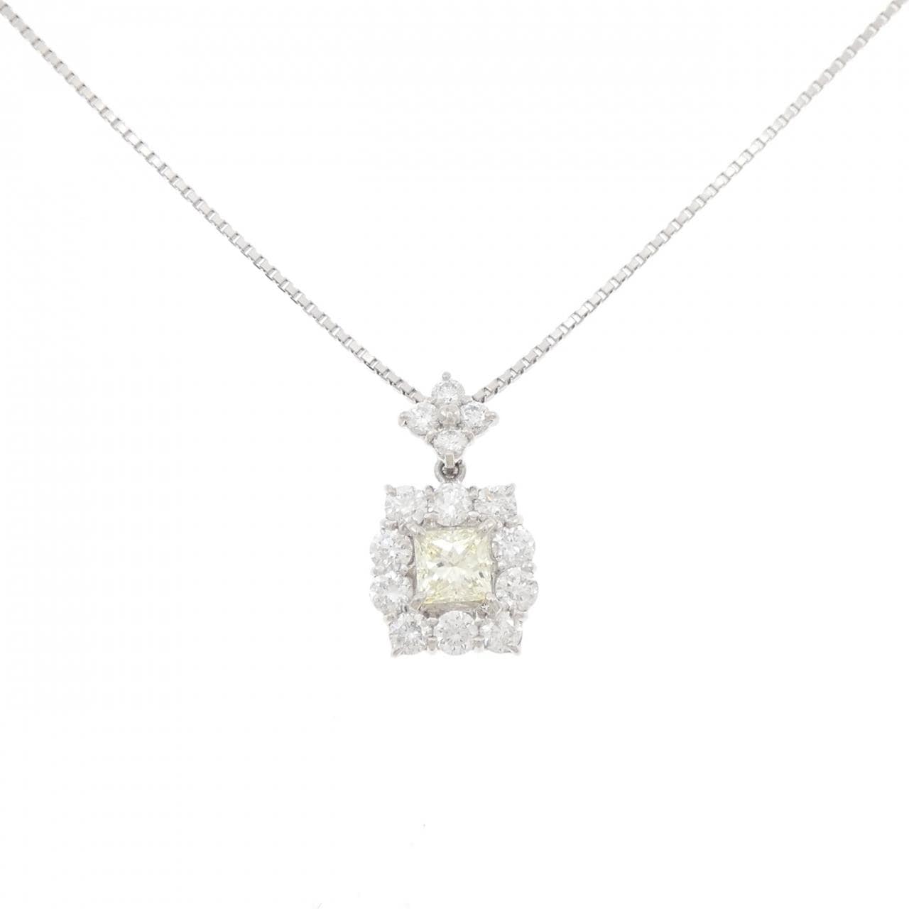 PT900/PT850 ダイヤモンド ネックレス 0.767CT