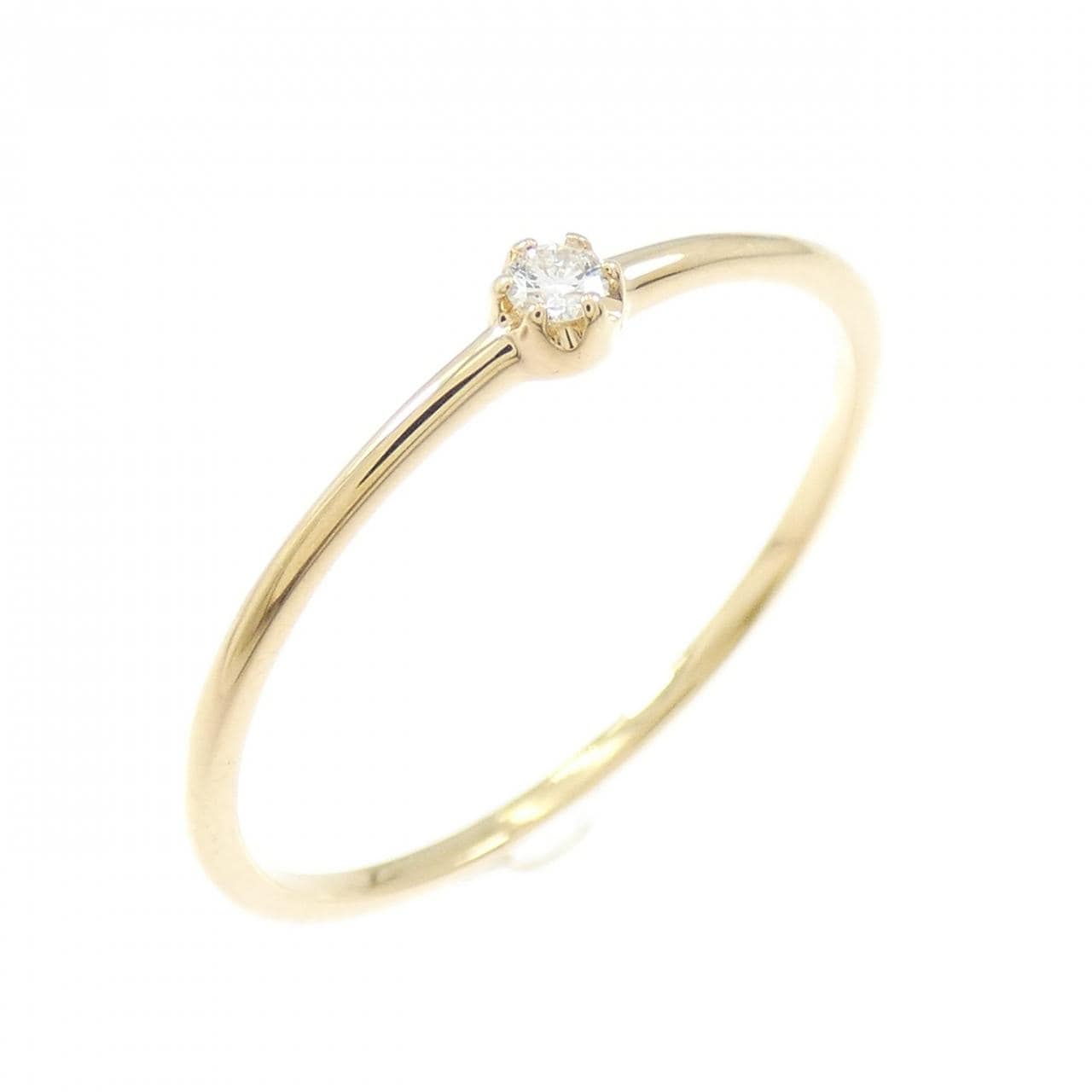【リメイク】K18YG ダイヤモンド リング 0.03CT