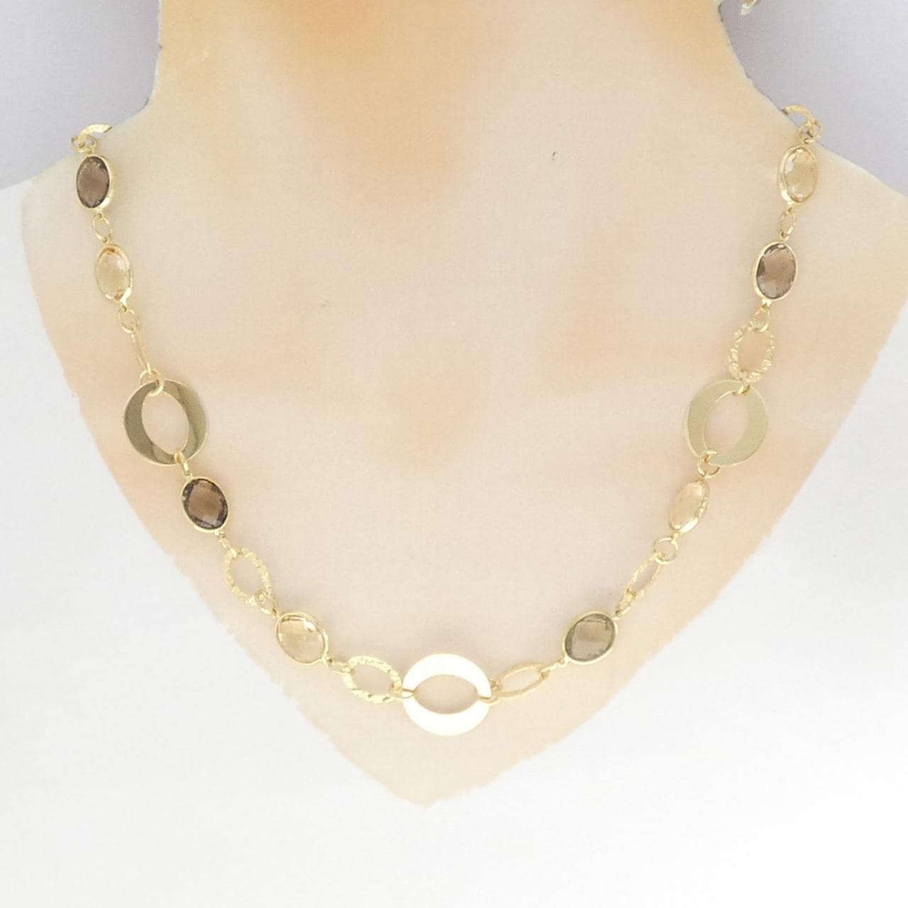 750YG シトリン ネックレス