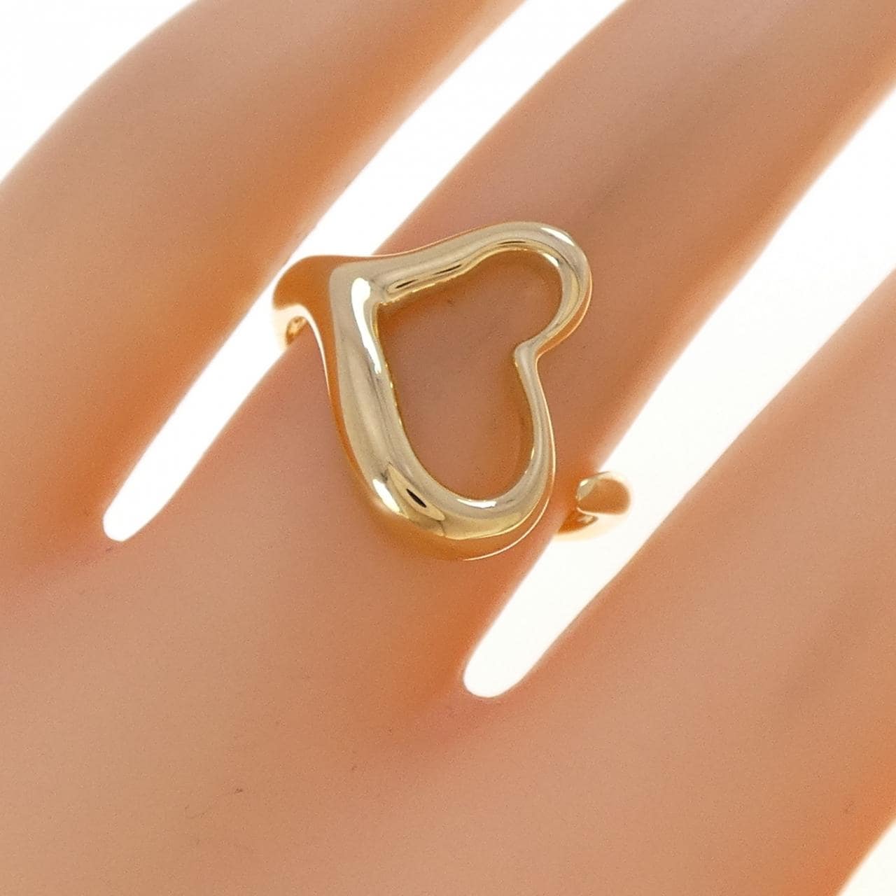 ティファニー オープンハート リング