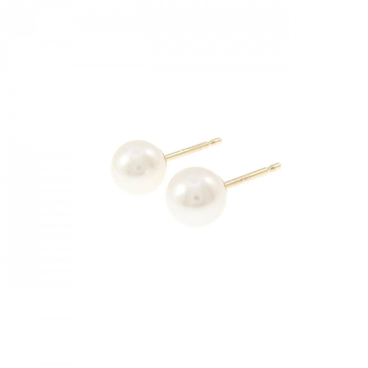 K18YG アコヤパール ピアス 6.1mm