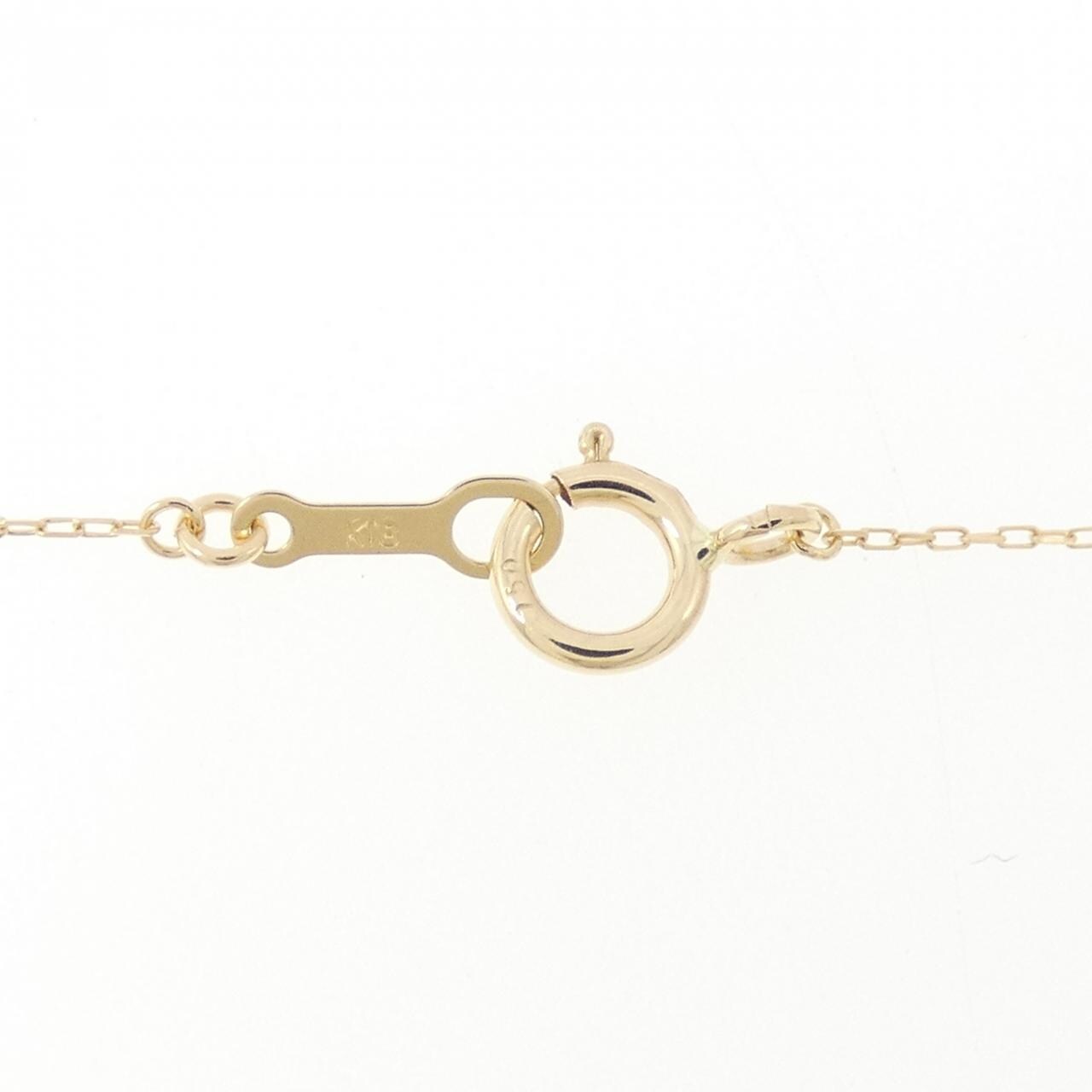 K18YG ダイヤモンド ネックレス 0.22CT