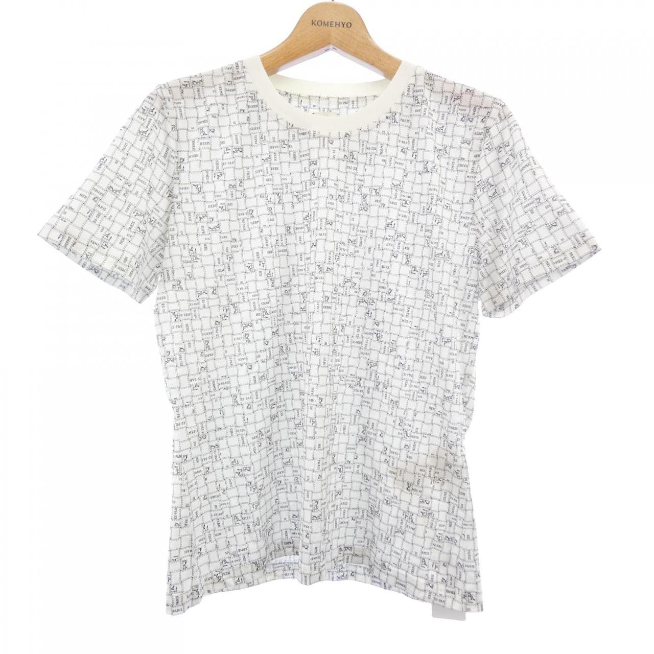 エルメス HERMES BOLDUC AU CARRE ボルデュックチェック 5E4645DK Tシャツ