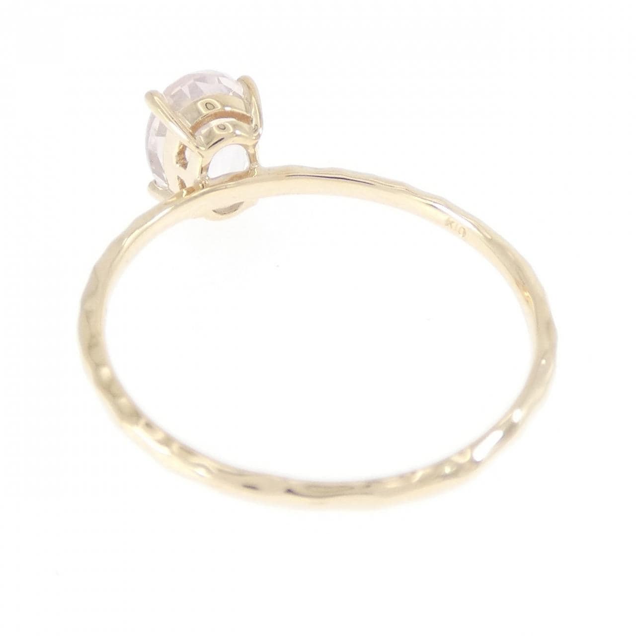 K10YG ローズクオーツ リング 0.72CT
