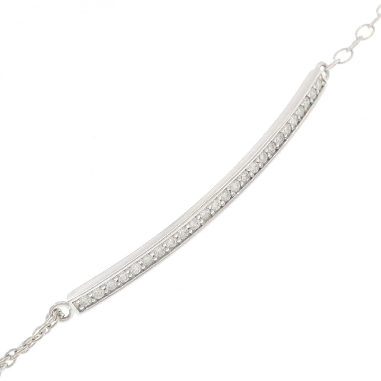 K18WG ダイヤモンド ブレスレット 0.30CT