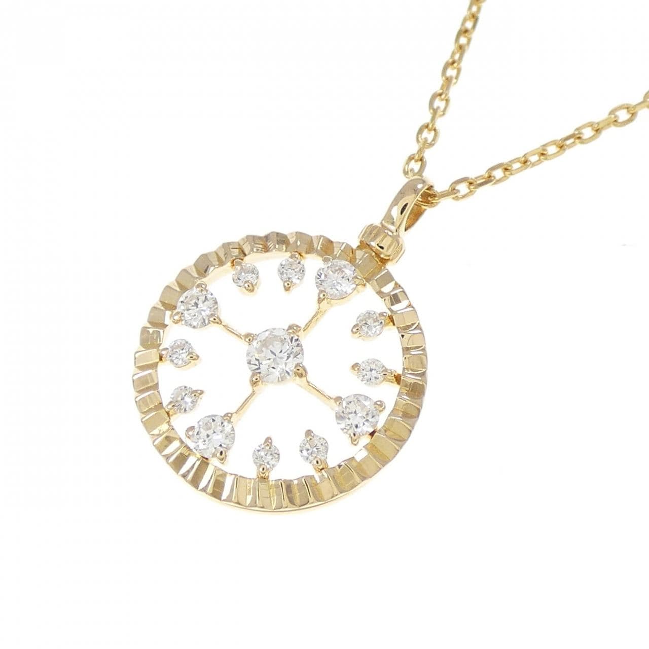 スタージュエリー ダイヤモンド ネックレス 0.12CT