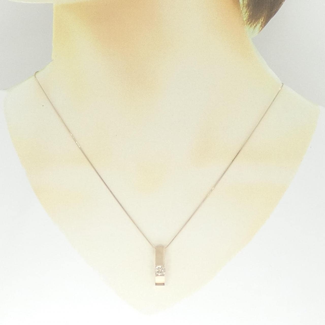 K18PG ダイヤモンド ネックレス 0.50CT