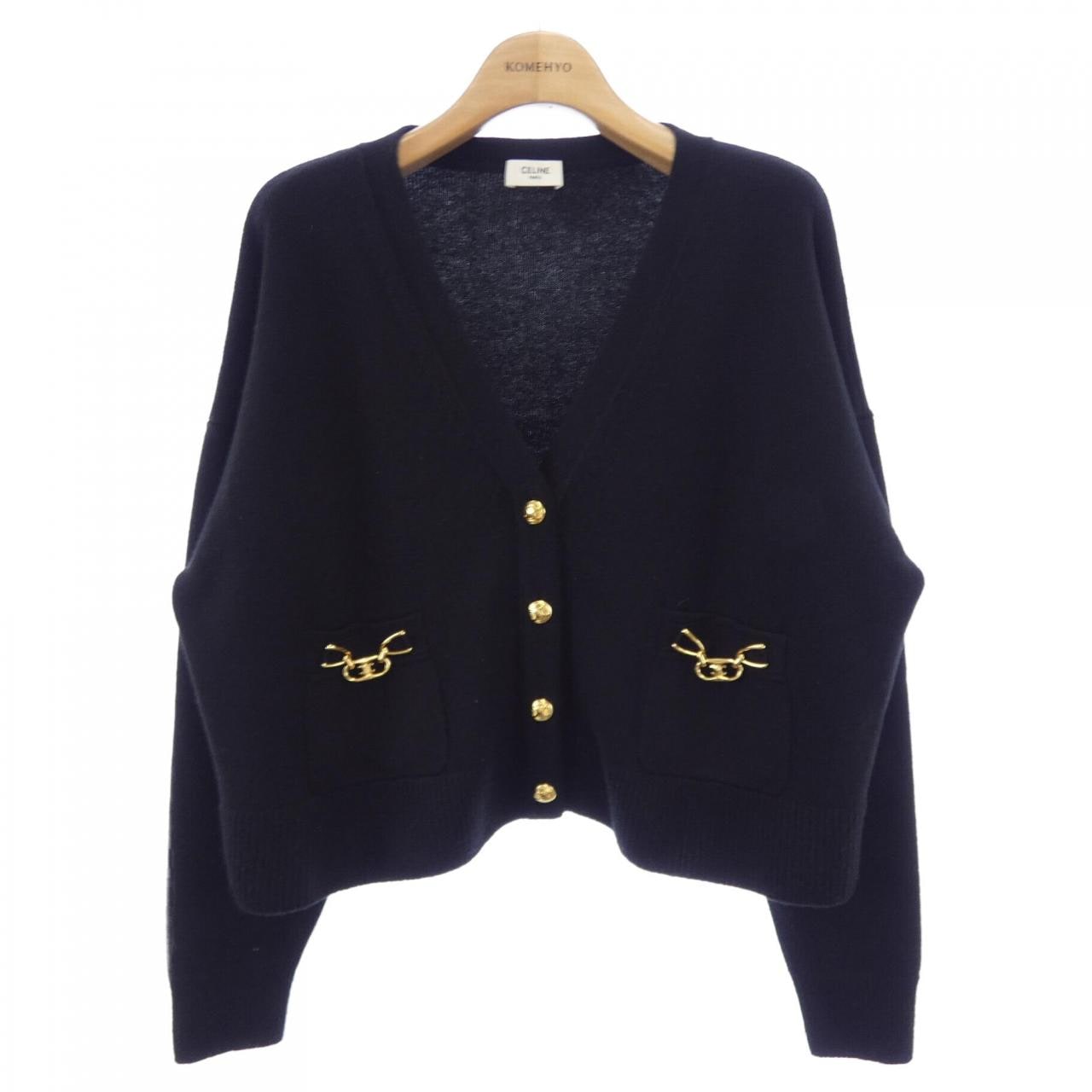 セリーヌ CELINE トリオンフ グルメット クロップド 2A87T207O カーディガン