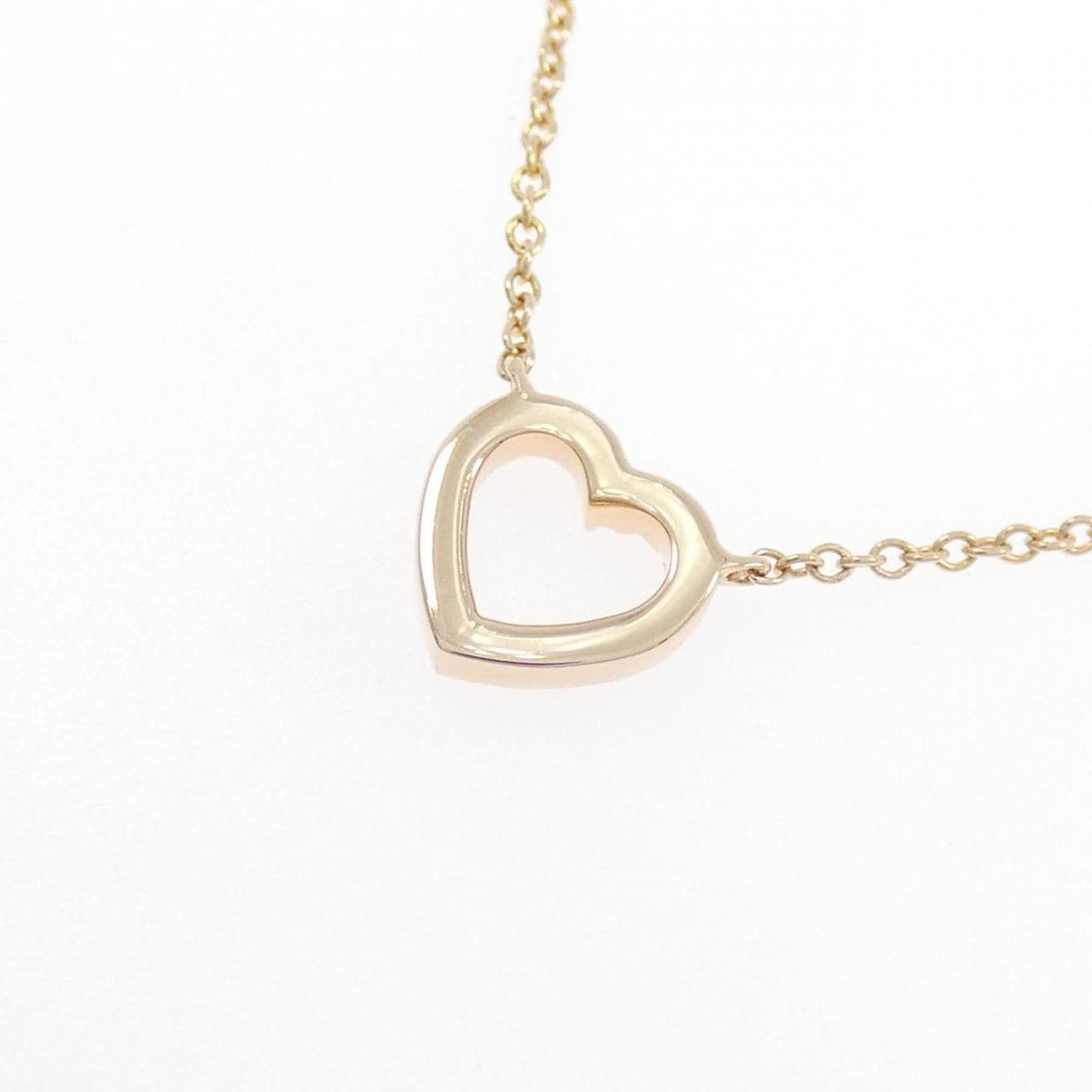ティファニー メトロ ハート ミニ ネックレス